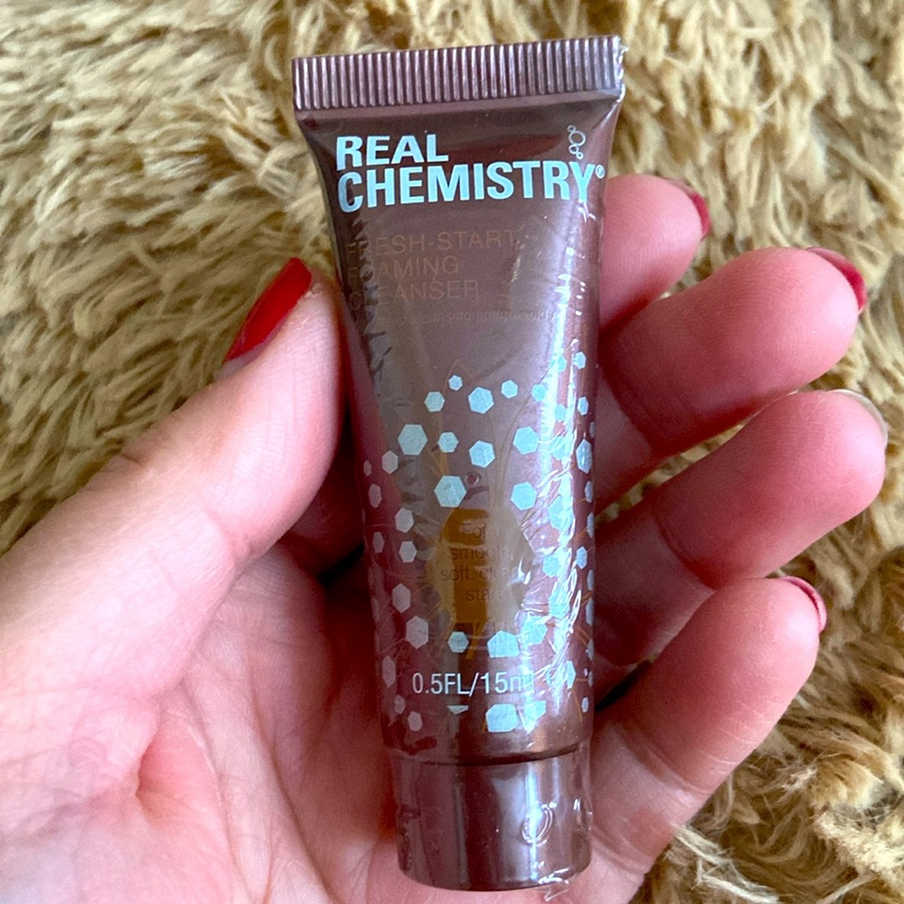 🆕 Real chemistry mini sized foaming cleanser